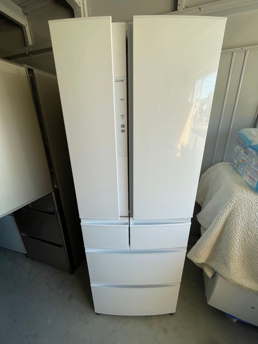 説明文必読・引取歓迎愛知】MITSUBISHI 507L 6ドア冷蔵庫 MR 説明文必読・引取歓迎愛知】MITSUBISHI 507L 6ドア冷蔵庫 MR