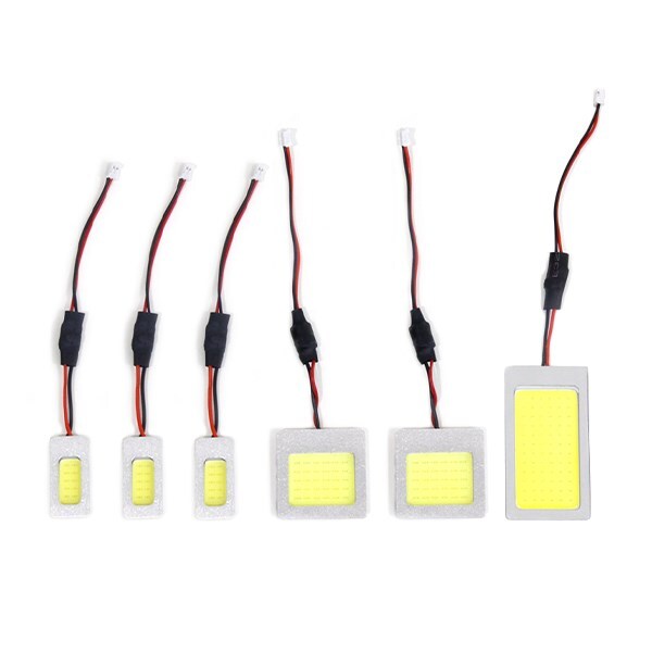 【メール便送料無料】 ニッサン セレナ C24 H11～H17 ハイパワー LED ルームランプ セット 6P 面発光 COB 室内灯 ホワイト SMD 定電圧回路