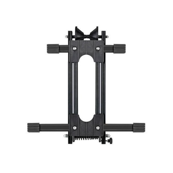 B102_b 自転車ラック ブラック L字型 抜群の安定性 スプリングアーム 折り畳み式 移動も楽 自転車の保管用 バイクスタンド 黒の画像2