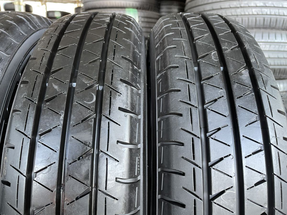 R-672　９分山以上♪美品！バリ山！165/80R13 90/88N　ヨコハマ　BluEarth-Van RY55★2023年製 ４本★検品済 直接手渡し,タイヤ交換可能！_画像3