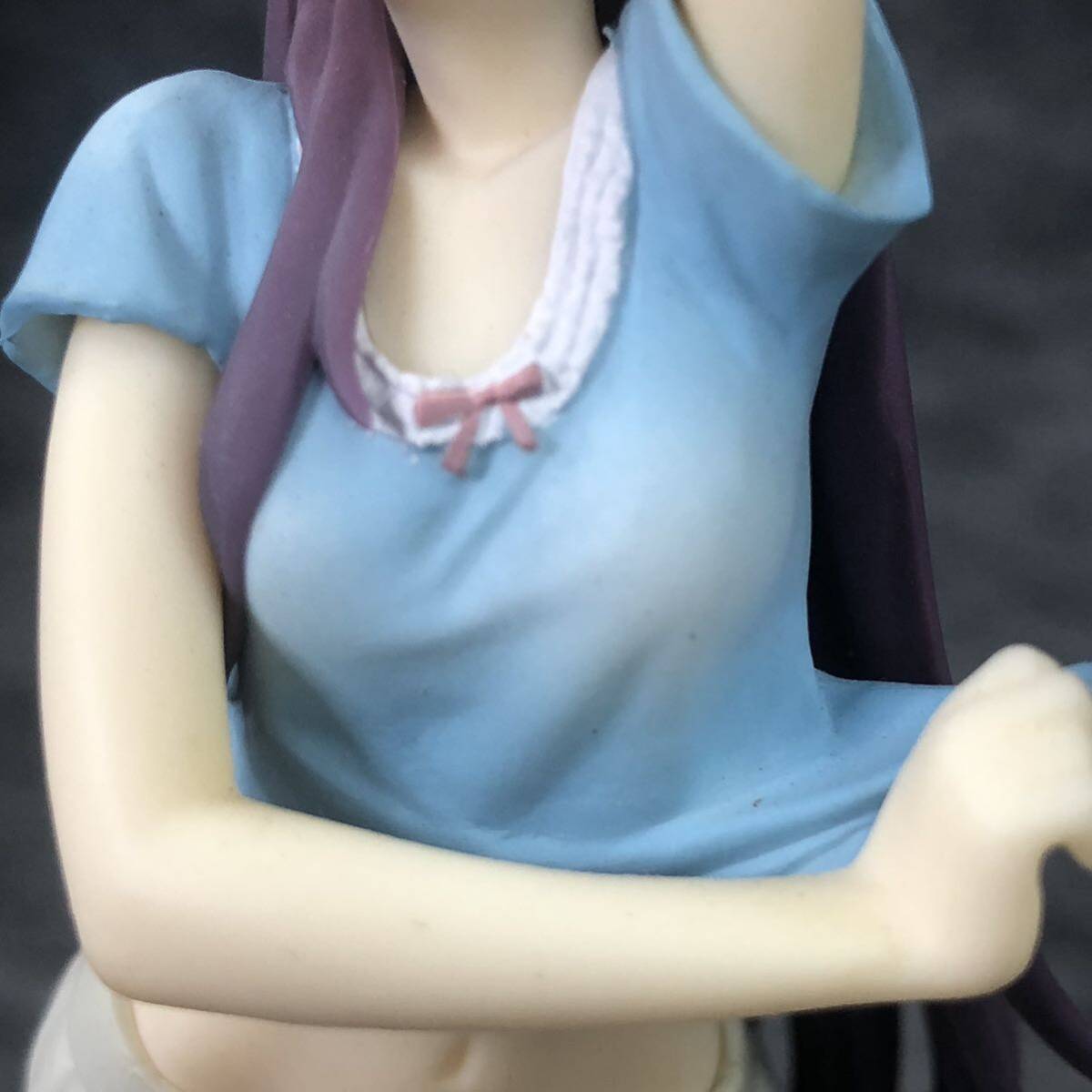 3 -ply packing & immediately shipping! war place pieces ....* Bakemonogatari figure * exhibit number : peach ok H* treasure goods.!* box less . appreciation for display 