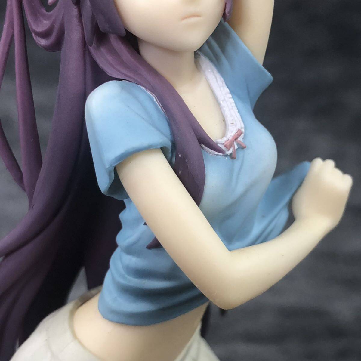 3 -ply packing & immediately shipping! war place pieces ....* Bakemonogatari figure * exhibit number : peach ok H* treasure goods.!* box less . appreciation for display 