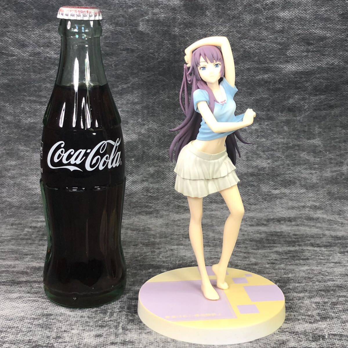 3 -ply packing & immediately shipping! war place pieces ....* Bakemonogatari figure * exhibit number : peach ok H* treasure goods.!* box less . appreciation for display 