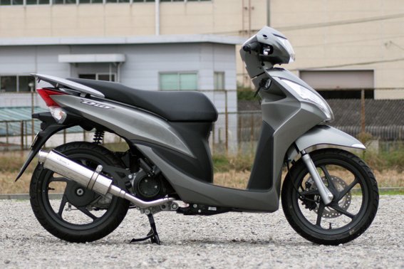 Realize Dio110 ディオ110 バイクマフラー EBJ-JF31 2011年~2013年モデル対応 22Racing SUS ステンレス マフラー バイク用品 V-324-009-00