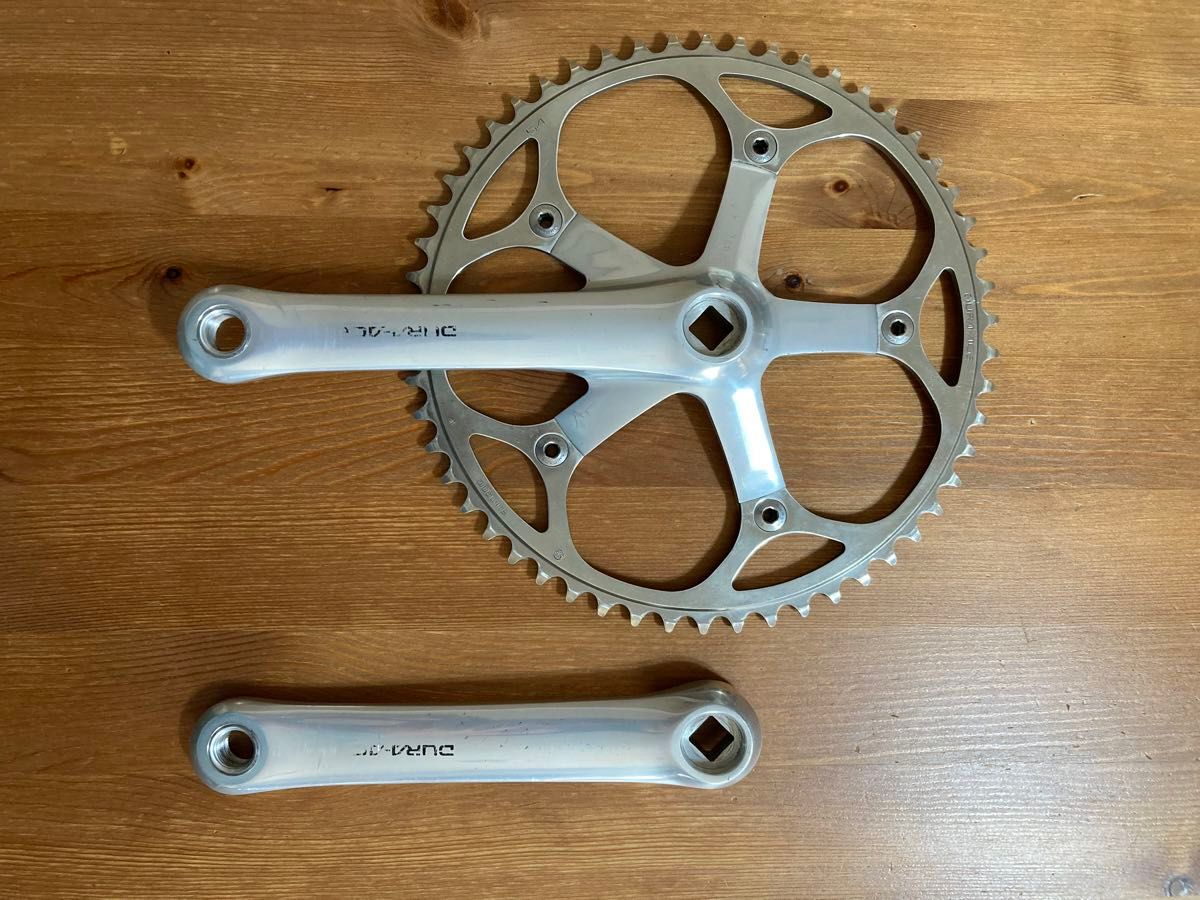 送料込み ピストクランク DURA-ACE FC-7600 167.5 ギア 54T シマノ デュラエース NJS 競輪 トラック