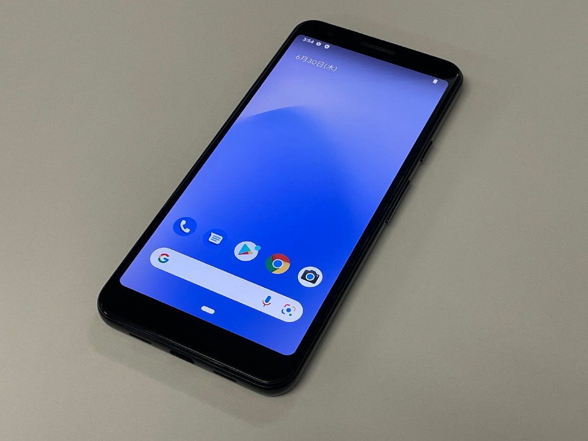 softbank Google Pixel 3a Just Black SIMロック解除済_画像1