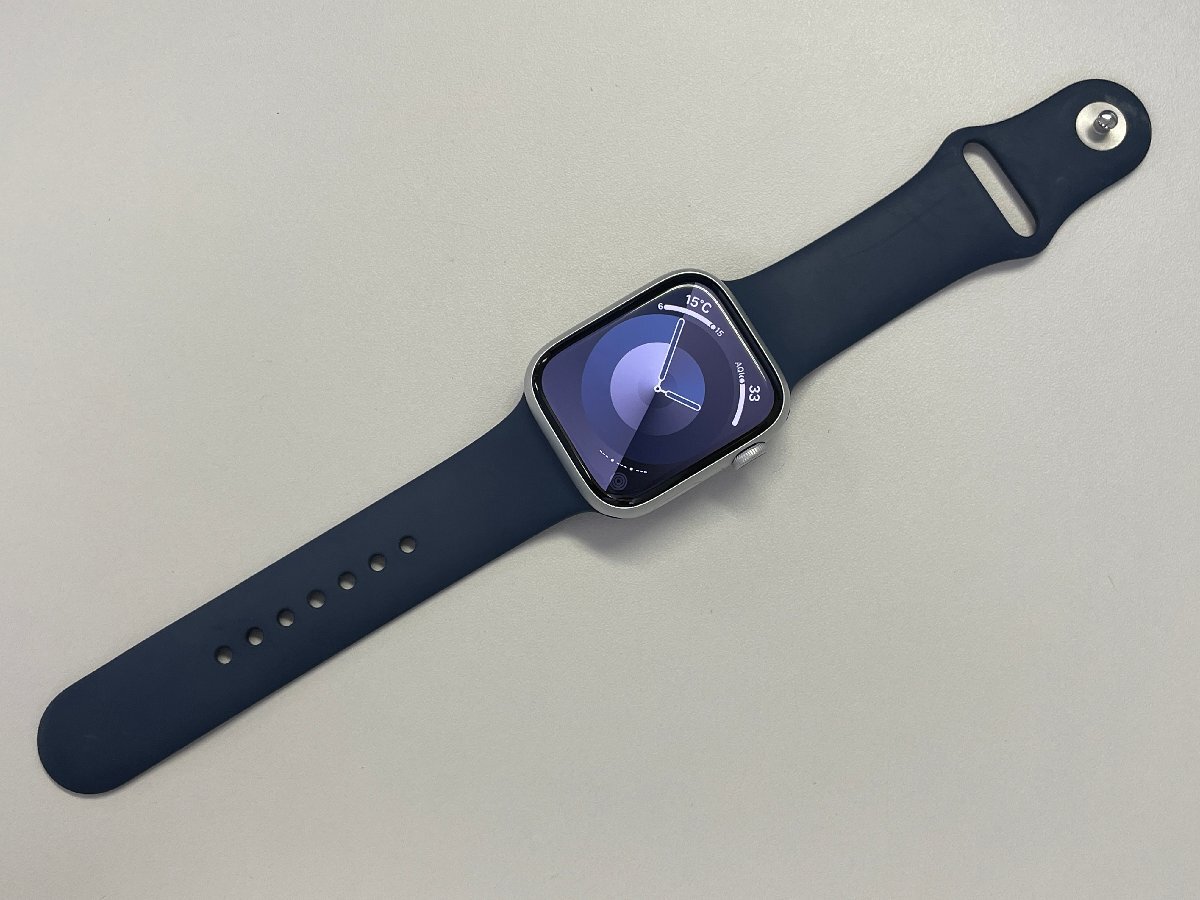 Apple Watch Series 9 45mm GPS+Cellular アルミニウム A2984 MRMG3J/A シルバー バッテリー100%_画像1