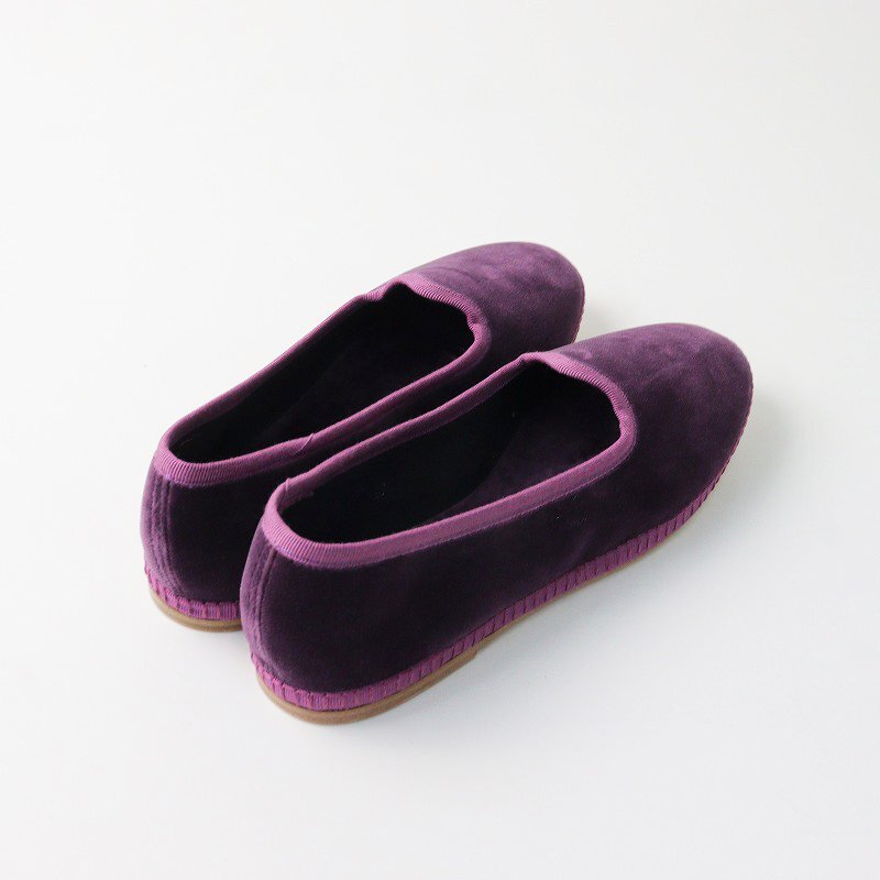  unused Perry ko Sunny PELLICO SUNNY SLIP-ON VELLUTO bell bed slip-on shoes 37/ purple [2400013777193]
