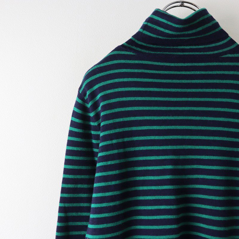 美品 2022AW L'Appartement アパルトモン Border Turtleneck Knit ボーダータートルネックニット F/ネイビー トップス【2400013774574】_画像4