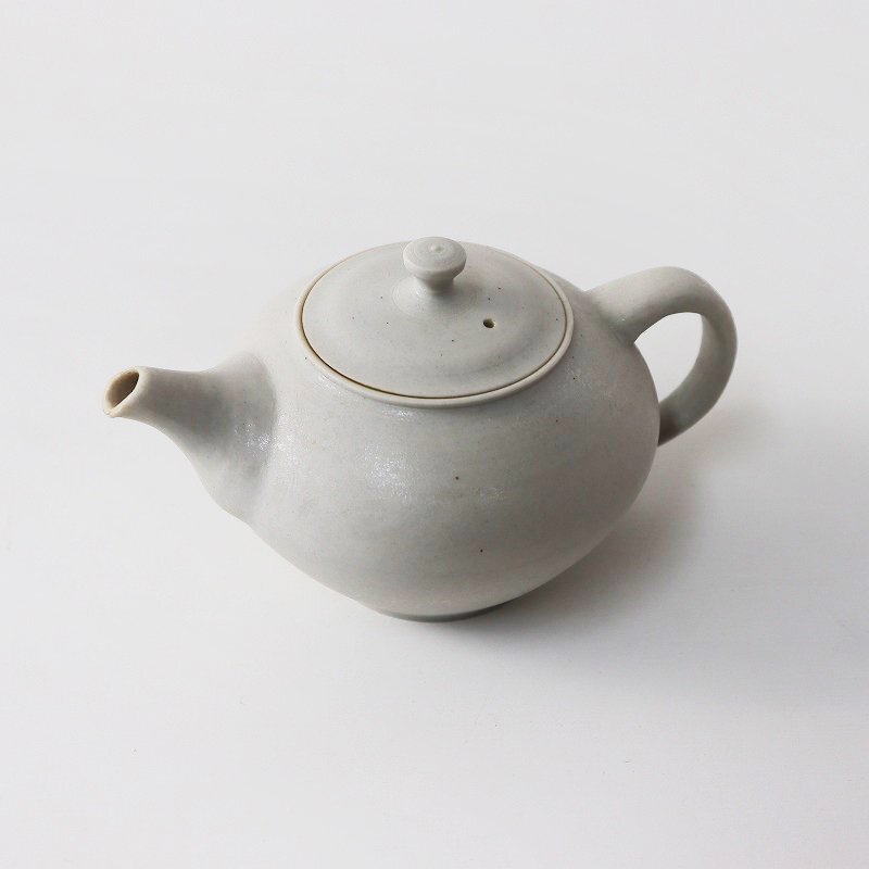  ultimate beautiful goods Kato fortune KATO TAKARA small teapot / gray series pot ceramics and porcelain tableware .. round Mini size author work [2400013784689]