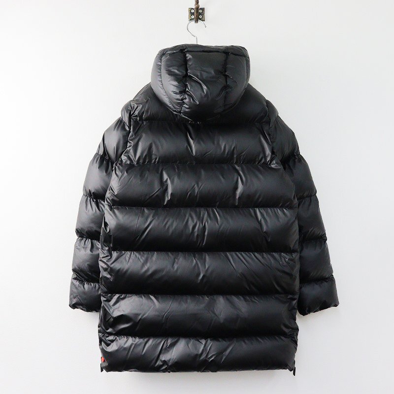  beautiful goods autumn winter item HUNTER Hunter inside side boa switch nylon hood down coat XS/ black blouson [2400013792813]