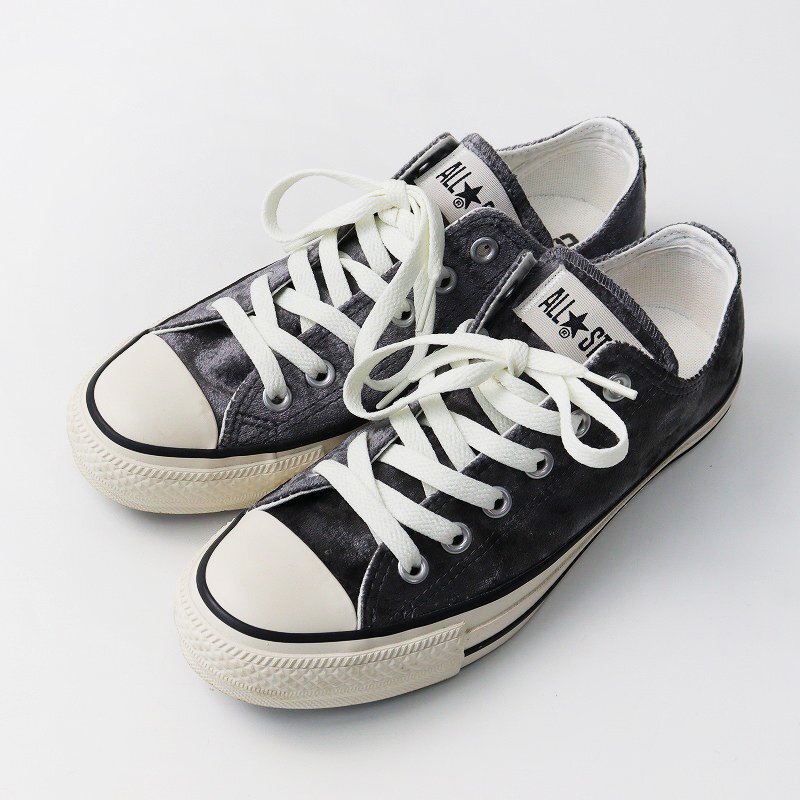 美品 コンバース CONVERSE 1SD237 ローカットスニーカー 23.5cm/グレー シューズ 靴 くつ【2400013798167】_画像1