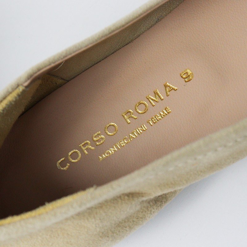 2021SS プラージュ Plage CORSO ROMA9 コルソローマ SUEDE FLAT シューズ 37/ベージュ 23.5cm スエード【2400013796453】_画像10