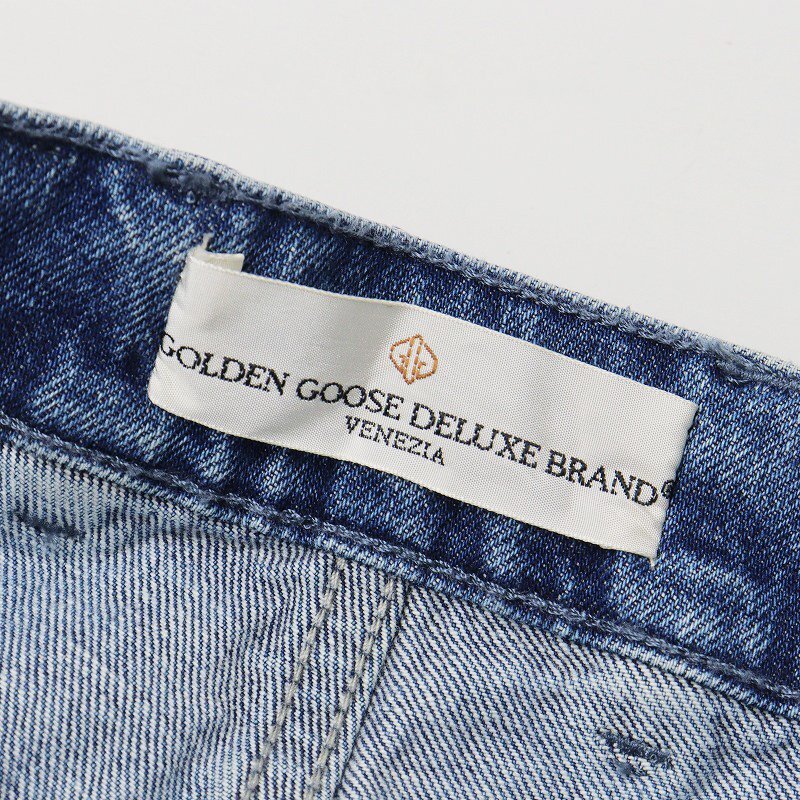 美品 ドゥーズィエムクラス Deuxieme Classe GOLDEN GOOSE ゴールデングース WASH DENIM 26/ブルー デニムパンツ【2400013796194】_画像5