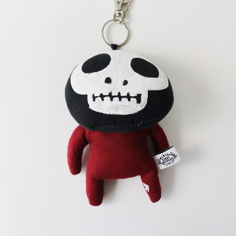  beautiful goods Bobby dazla-BOBBY DAZZLER Skull soft toy charm one point thing / miscellaneous goods London black storage bag attaching [2400013801331]