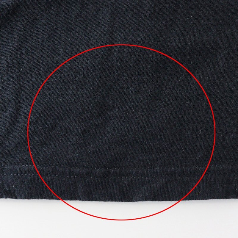 グリン grin 刺繍半袖チュニック 2/ブラック トップス ロング カットソー Tシャツ コットン プルオーバー【2400013802345】_画像6