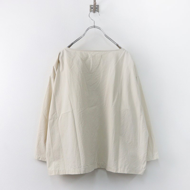 美品 2023SS エヴァムエヴァ evam eva cotton pullover コットン プルオーバー/キナリ トップス【2400013807081】_画像2