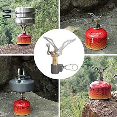 HALIN 折り畳み式 OD缶用 HALIN 折りたたみ式 超軽量キャンプ用 ガスストーブ 火力3000w BBQ 登山アウトドア シングルバーナーの画像1