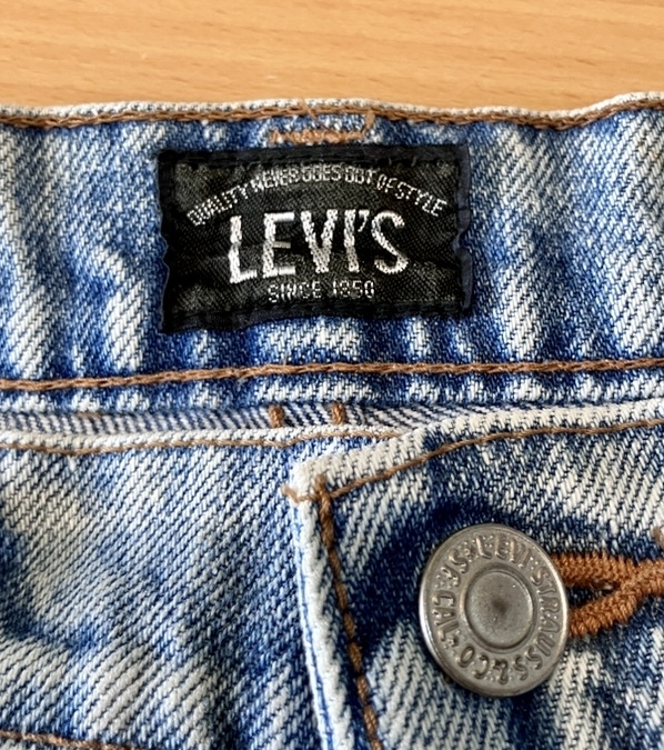 ビンテージLevi'sリーバイス635テーパードデニムパンツ80s90s