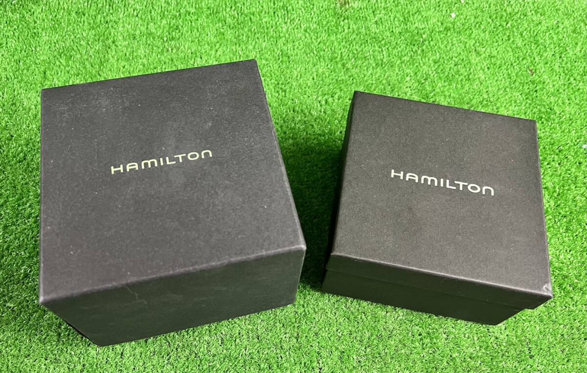 HAMILTON 時計ケース 箱のみ ボックス 収納ケース 冊子付き_画像1