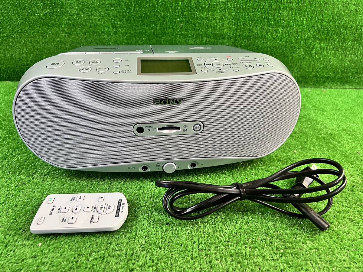 SONY ソニー CDラジカセ CFD-RS501 ラジオ FM AM CD カセットプレーヤー オーディオ機器_画像1
