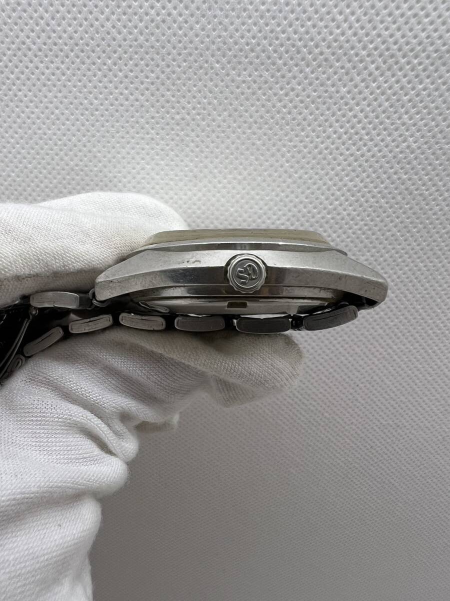 SEIKO セイコー GS グランドセイコー 6145-8050 ハイビート オートマ 自動巻き 腕時計 カットガラス メダリオン 稼働の画像4