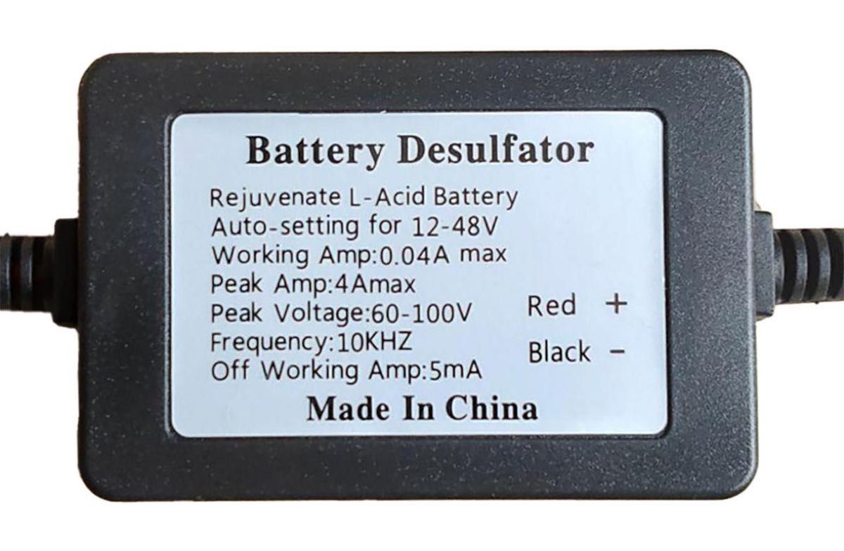鉛バッテリー用 自動サルフェーション除去装置　デサルフェーター12～48V