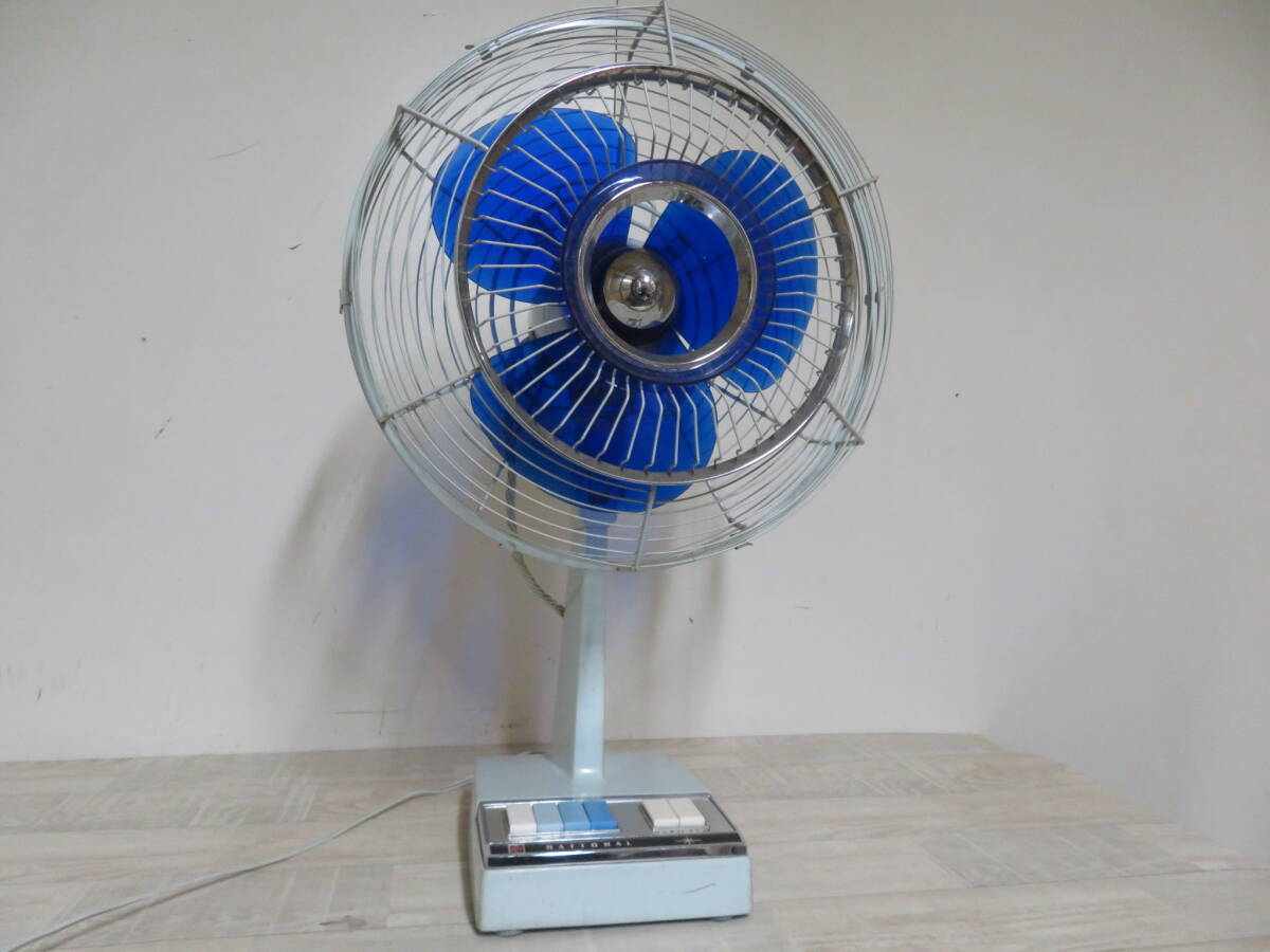 National National retro вентилятор F-30FE ELECTRIC FAN 30cm Showa Retro рабочий товар хранение в помещении товар дополнение изображение есть 