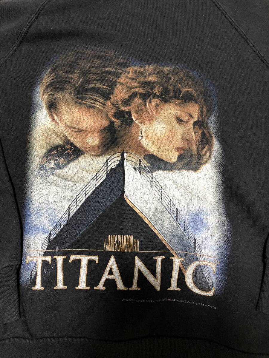 激レア 90s TITANIC パーカー M 映画 )検用 screen stars movie Tシャツ パルプ タイタニック スターウォーズ stussy vintage アニメ_画像2