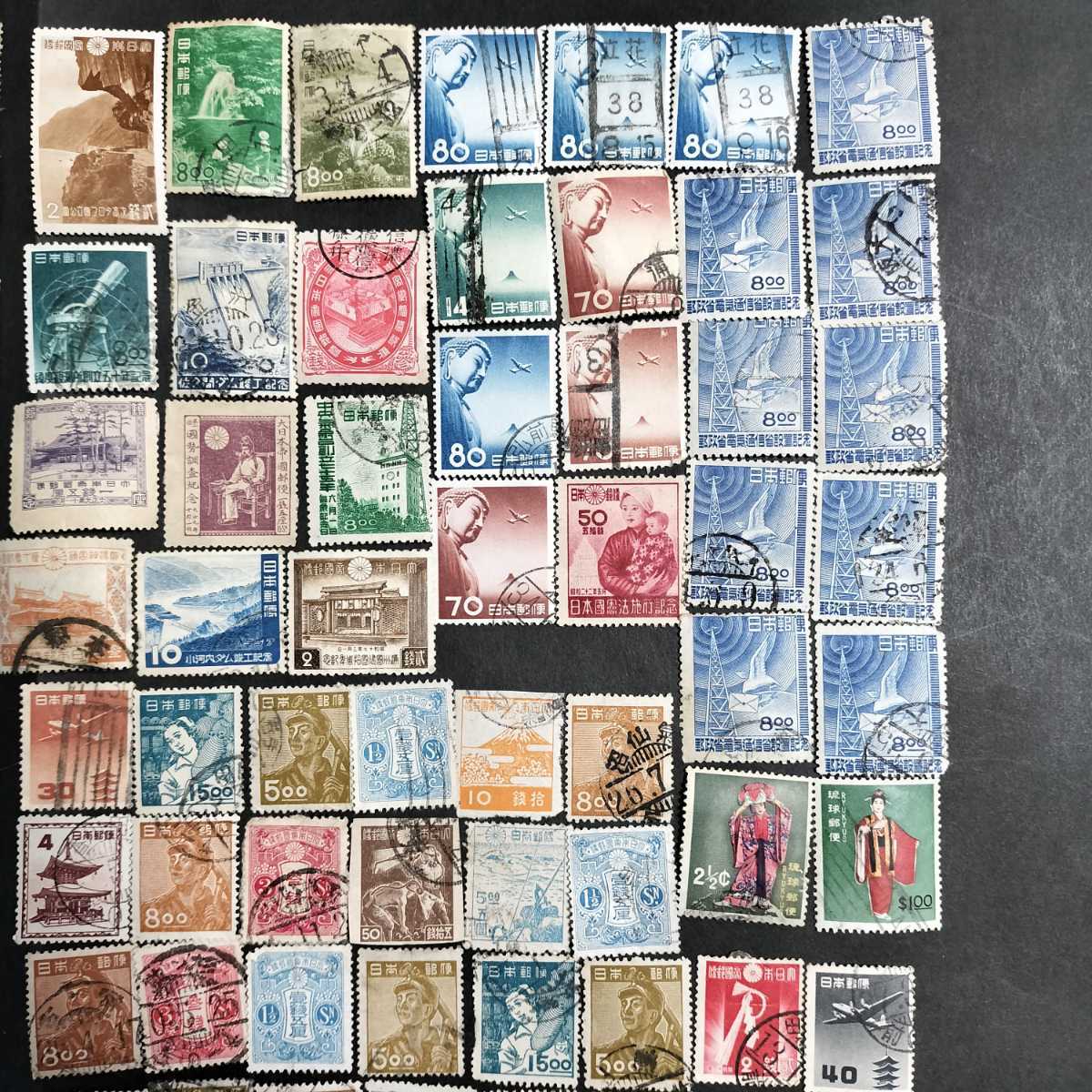 (15)古切手・貴重切手　使用済み切手　400枚_画像8