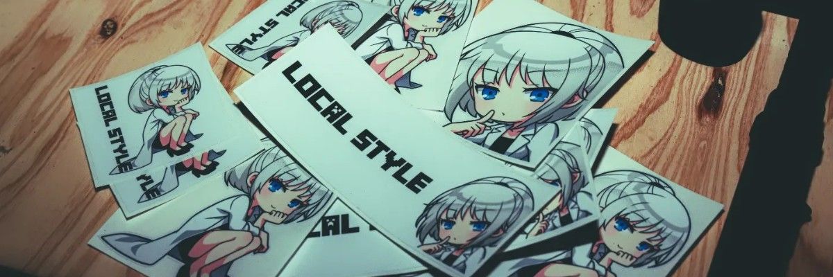 LOCAL.STYLE オリジナルステッカー アニメ