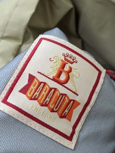 8．BARACUTA ヴィンテージ チェック柄 ライナー G9 ナイロン スイングトップ ジャケット ハリントン ドリズラー ブルゾン メンズ40 y202_画像7