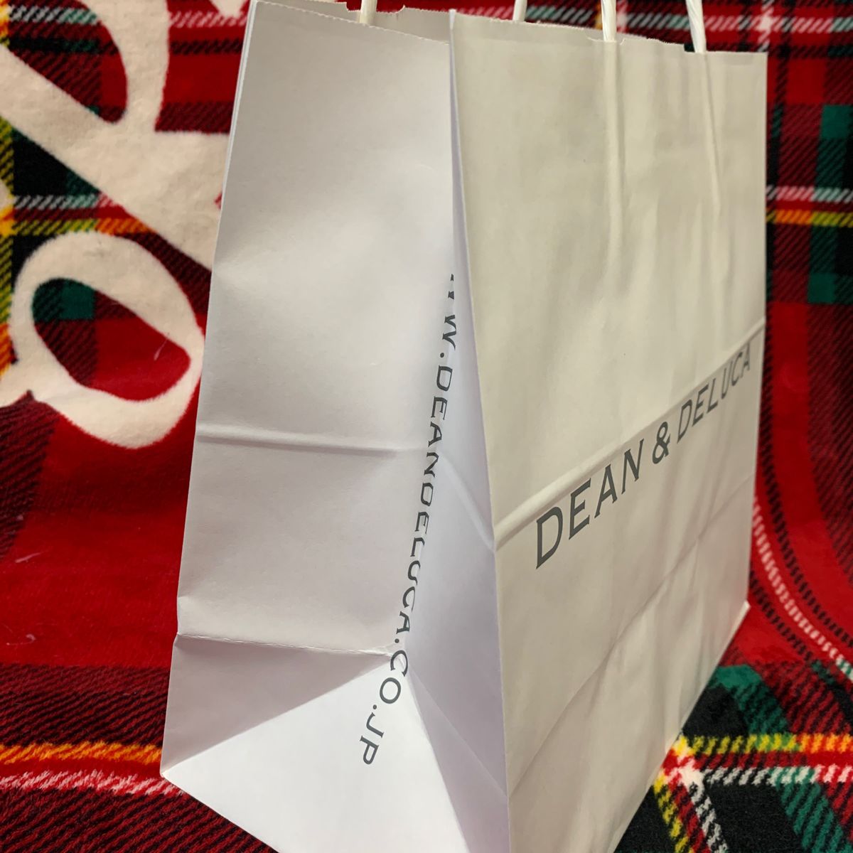 ディーンアンドデルーカ  ショッパー 白 手提げ 紙袋　DEAN&DELUCA ショップ袋 紙袋