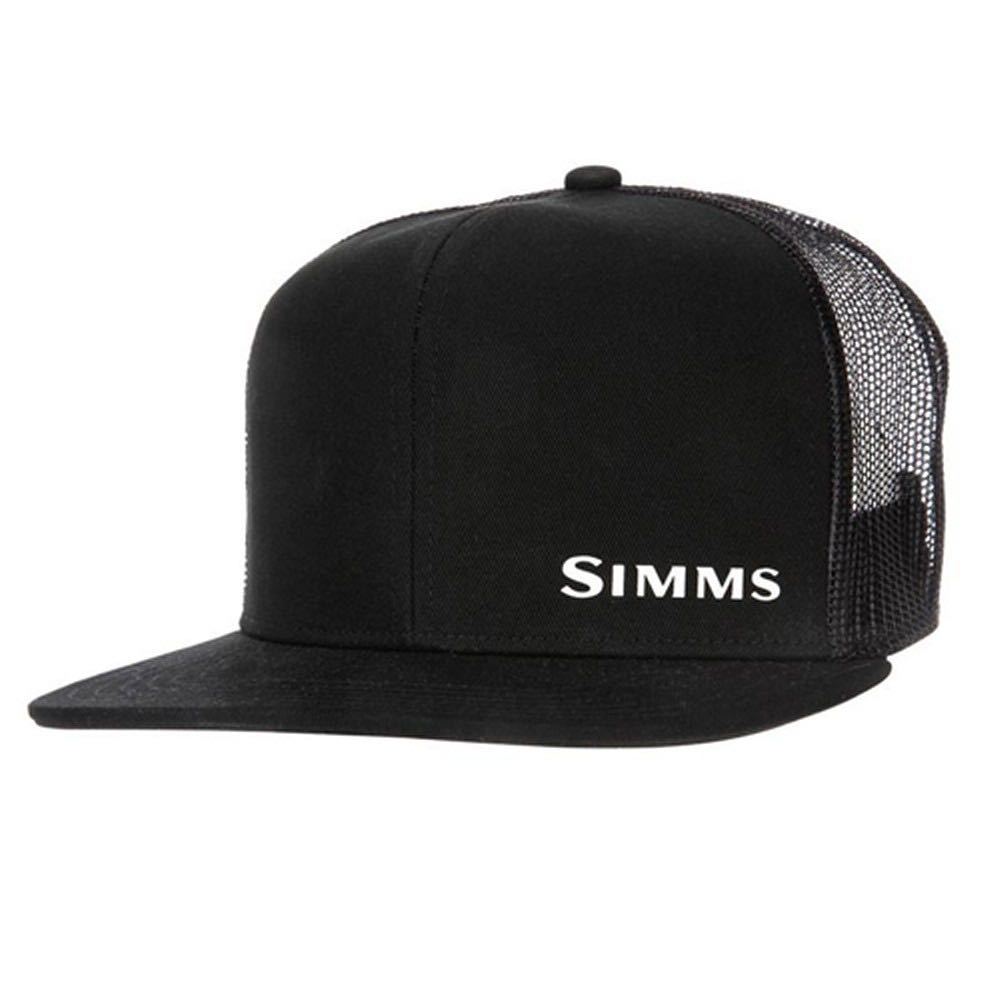 シムス Simms CX Flat Brim Cap Black OS フラット ブリム キャップ_画像1