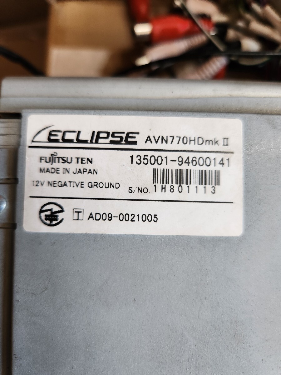 ECLIPSE イクリプス AVN770HD mk II DVD CD カーナビ Bluetooth_画像8