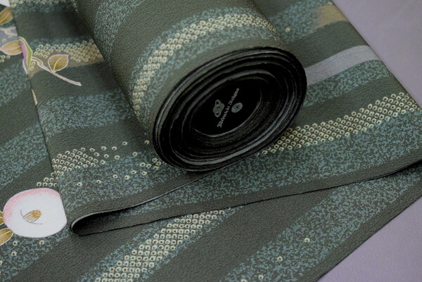 A07-11 быстрое решение новый старый товар полиэстер Toray si look мелкий рисунок надеты сяку ткань зеленый . упрощенный товар 