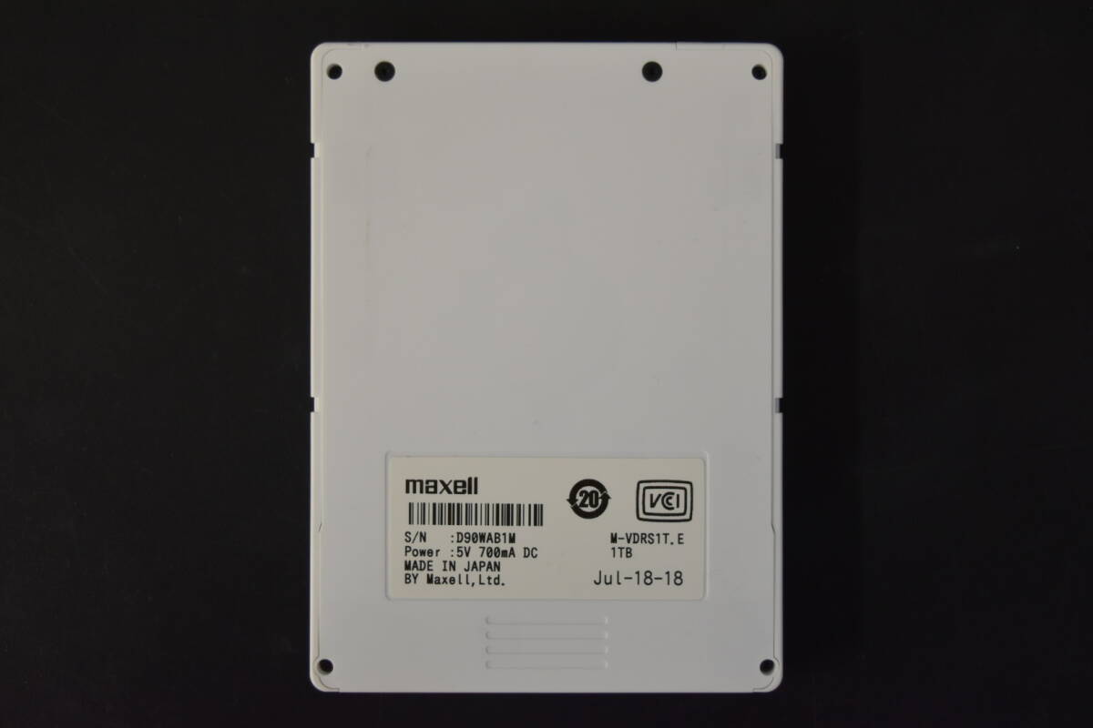 ZS Maxell iVDR-S 1.0TB 2 шт. комплект продажа [M-VDRS1T.E] [mak cell ][ кассета жесткий диск ][ кассета HDD][ сделано в Японии ]