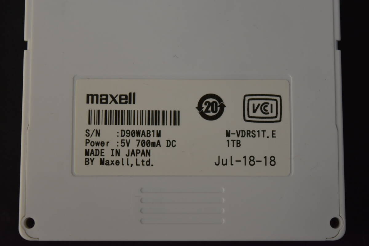 ZS Maxell iVDR-S 1.0TB 2 шт. комплект продажа [M-VDRS1T.E] [mak cell ][ кассета жесткий диск ][ кассета HDD][ сделано в Японии ]