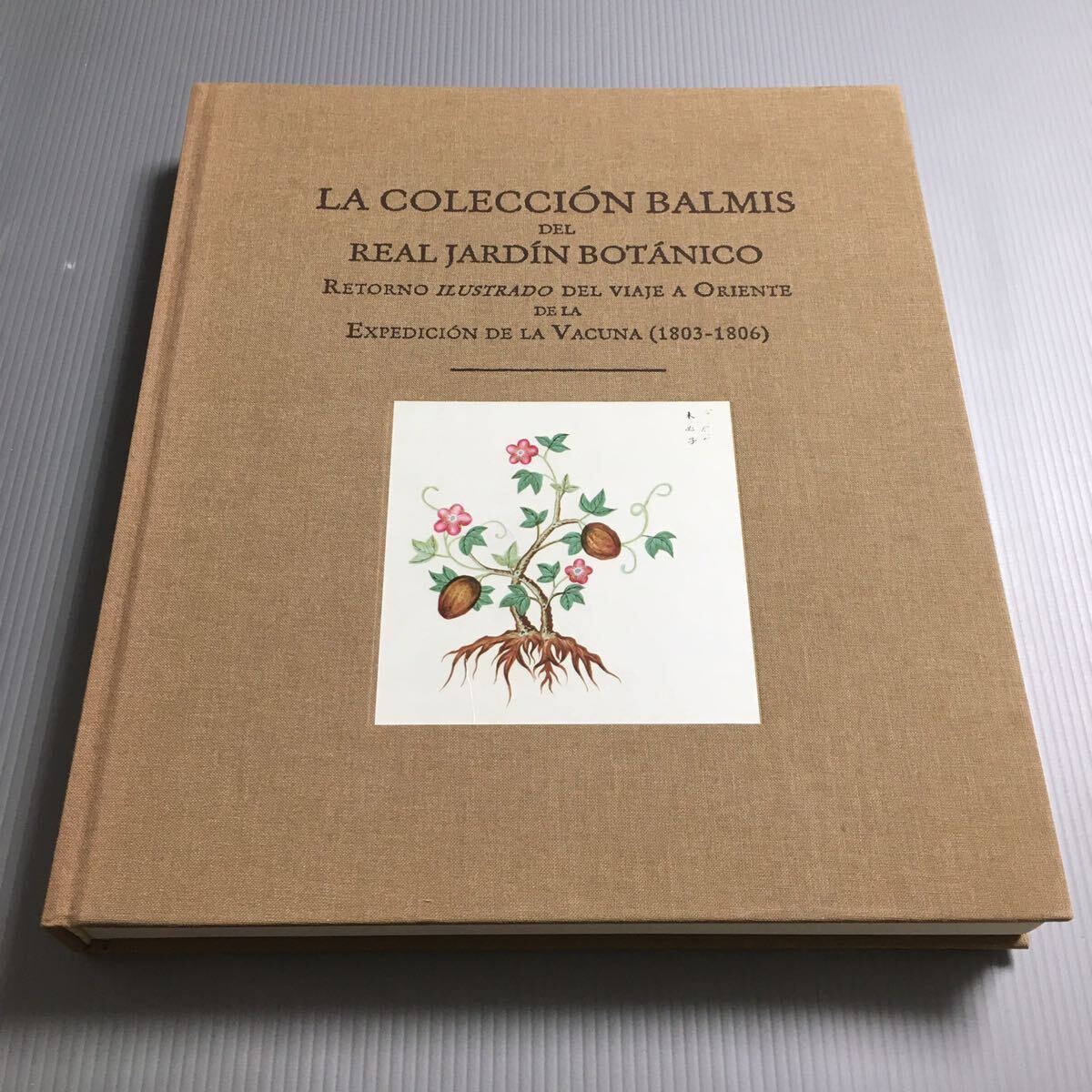 【洋書】 LA COLECCION BALMIS del REAL JARDIN BOTANICO マドリード王立植物園　バルミス遠征時(天然痘ワクチン)の東方の植物イラスト集_表紙