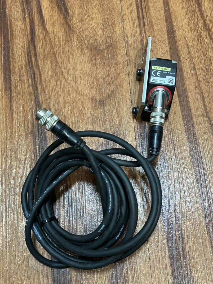 KEYENCE 照明一体型画像判別センサ IV-HG150NA センサヘッド 狭 KEYENCE 照明一体型画像判別センサ IV-HG150NA センサヘッド 狭