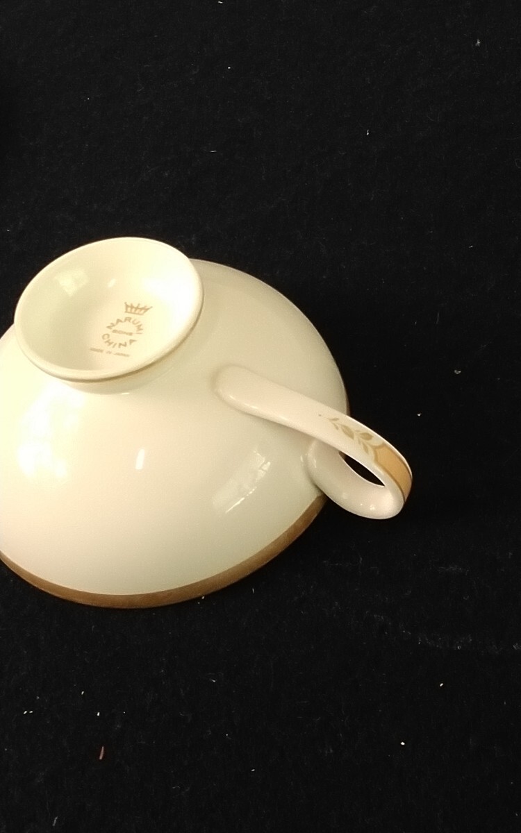 A503 NARUMI Hall of Fame Roses Bone China カップ&ソーサー２客 バラ柄 金彩 ヴィンテージ 洋食器 ナルミの画像7