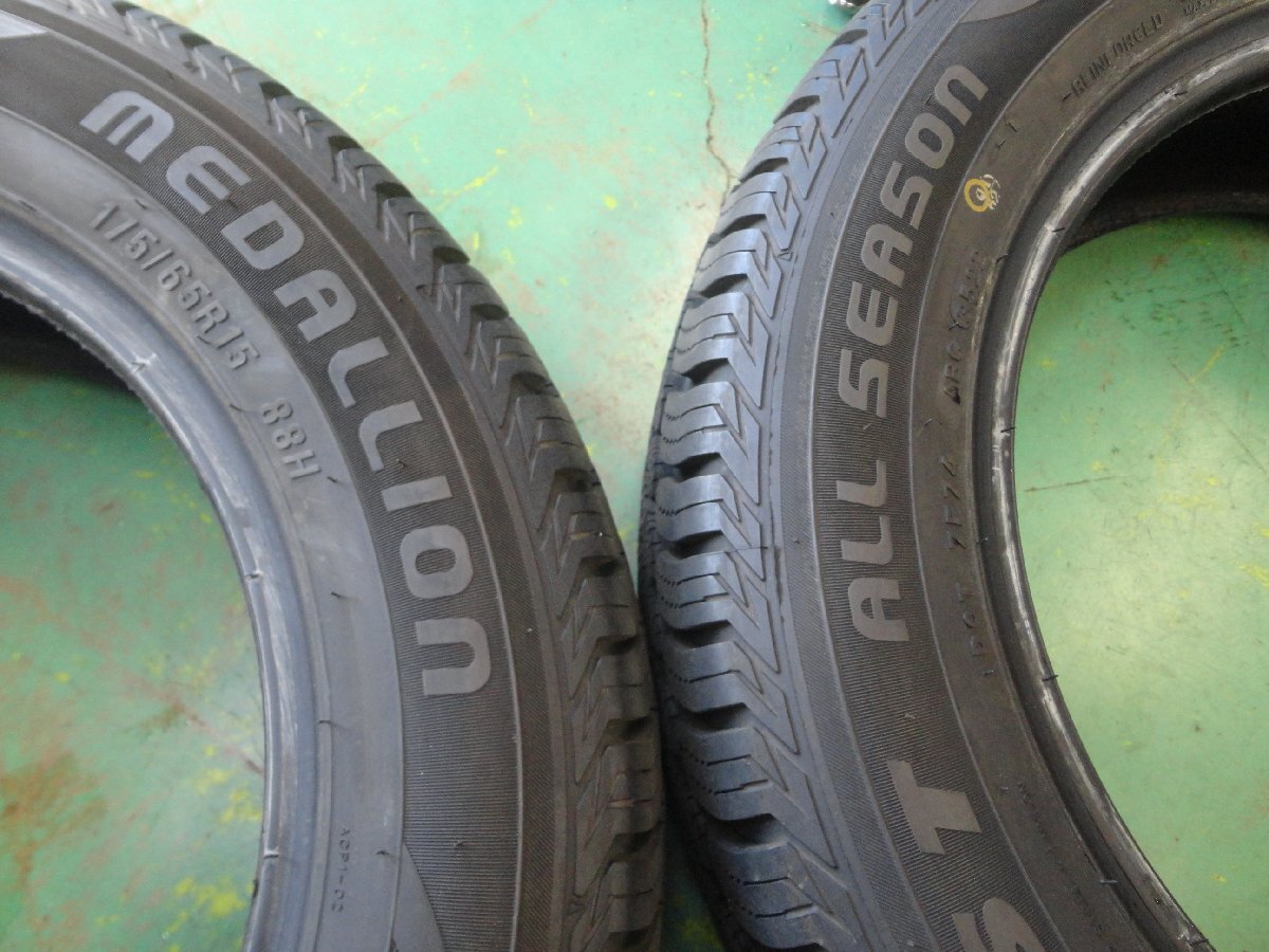 ■40928■22年製MEDALLIONオールシーズンACP1◎175/65Ｒ15　4本_画像2