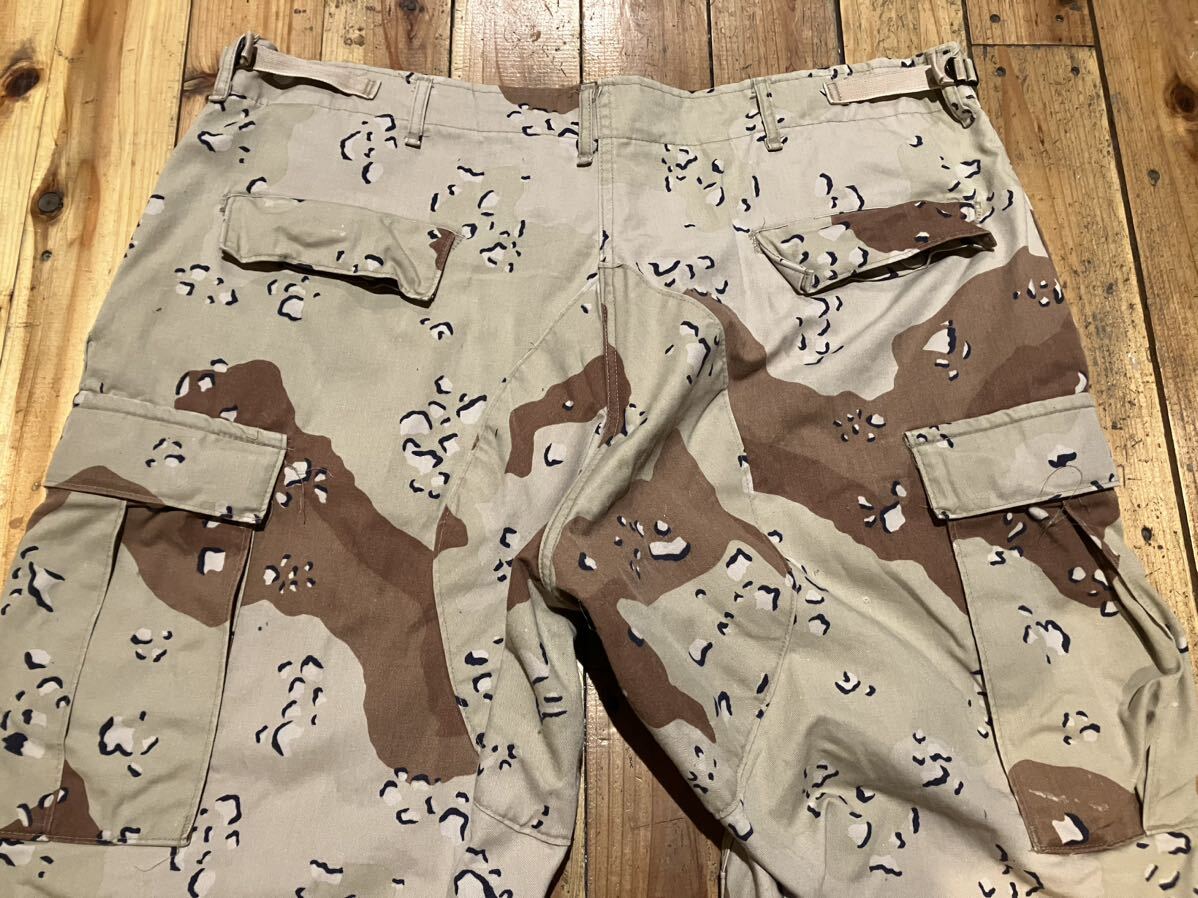  the US armed forces the truth thing chocolate chip USA import XL-S desert duck 100 jpy start selling out cargo pants old clothes vintage 83 year made camouflage camouflage 