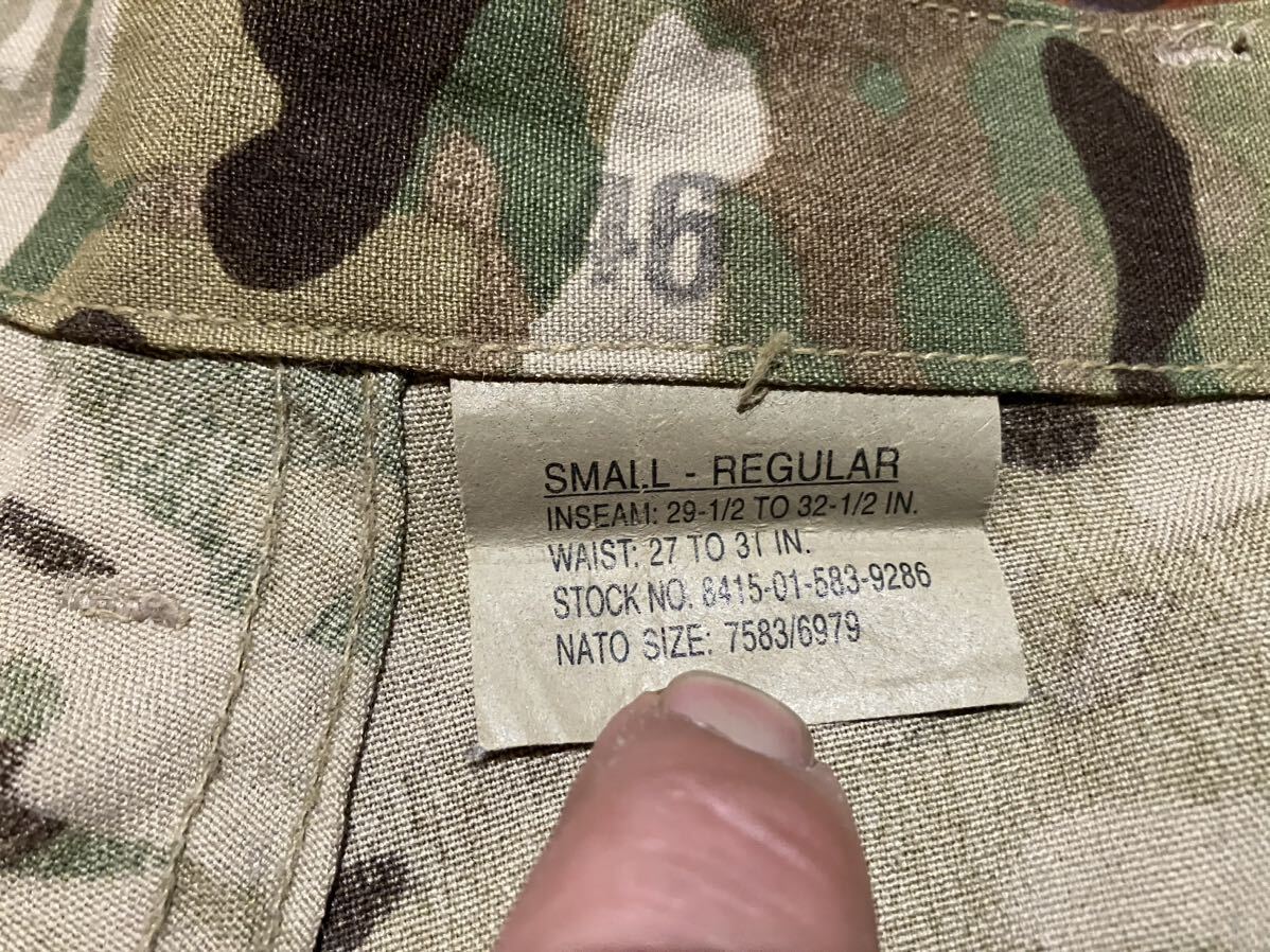  вооруженные силы США оригинал мульти- cam рисунок USA импорт S-R 100 иен начало распродажи брюки-карго армия хлеб камуфляж милитари брюки army б/у одежда 09 год производства 