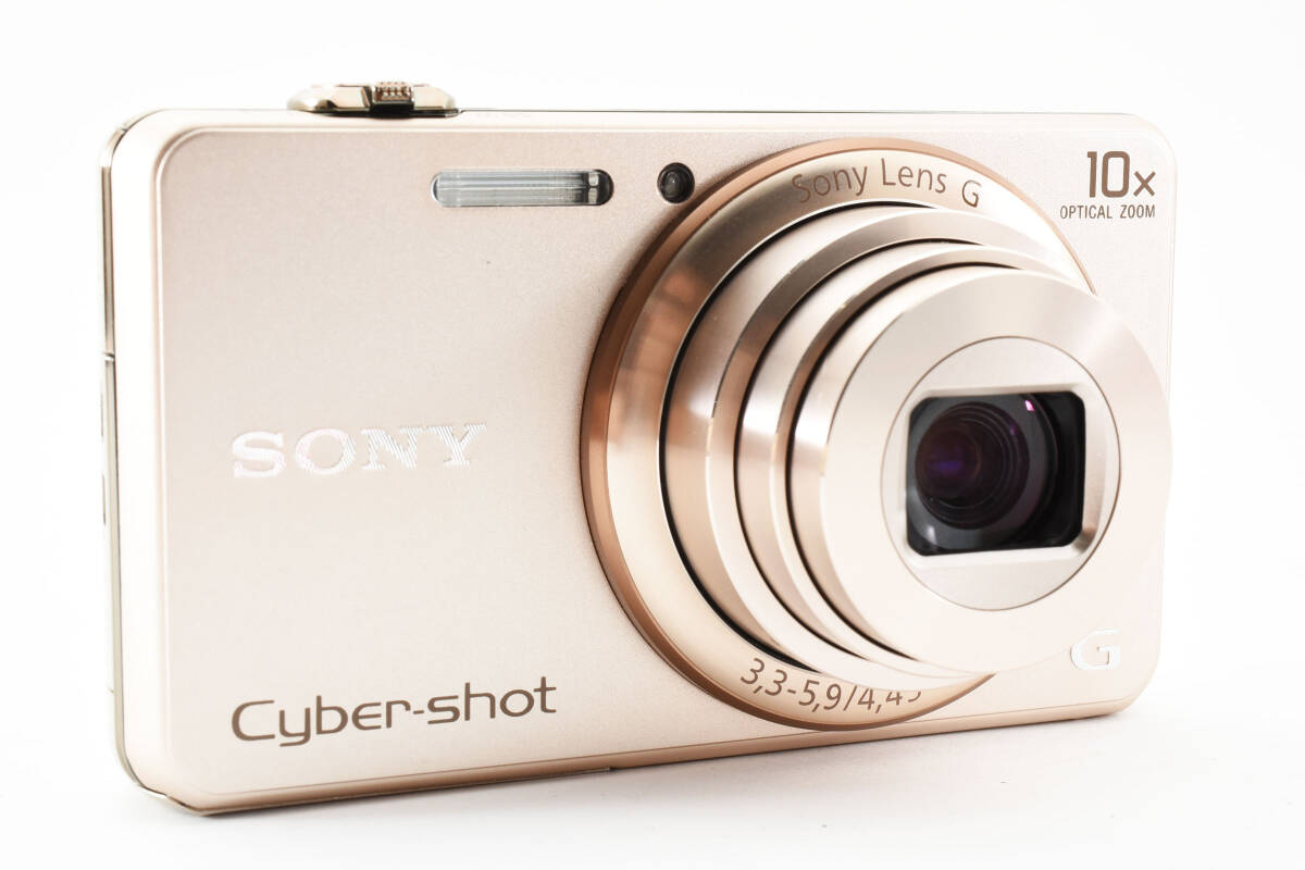 3473 【美品】 SONY Cyber-shot DSC-WX200 Digital Camera 18.2MP Gold ソニー コンパクトデジタルカメラ 0326_画像4