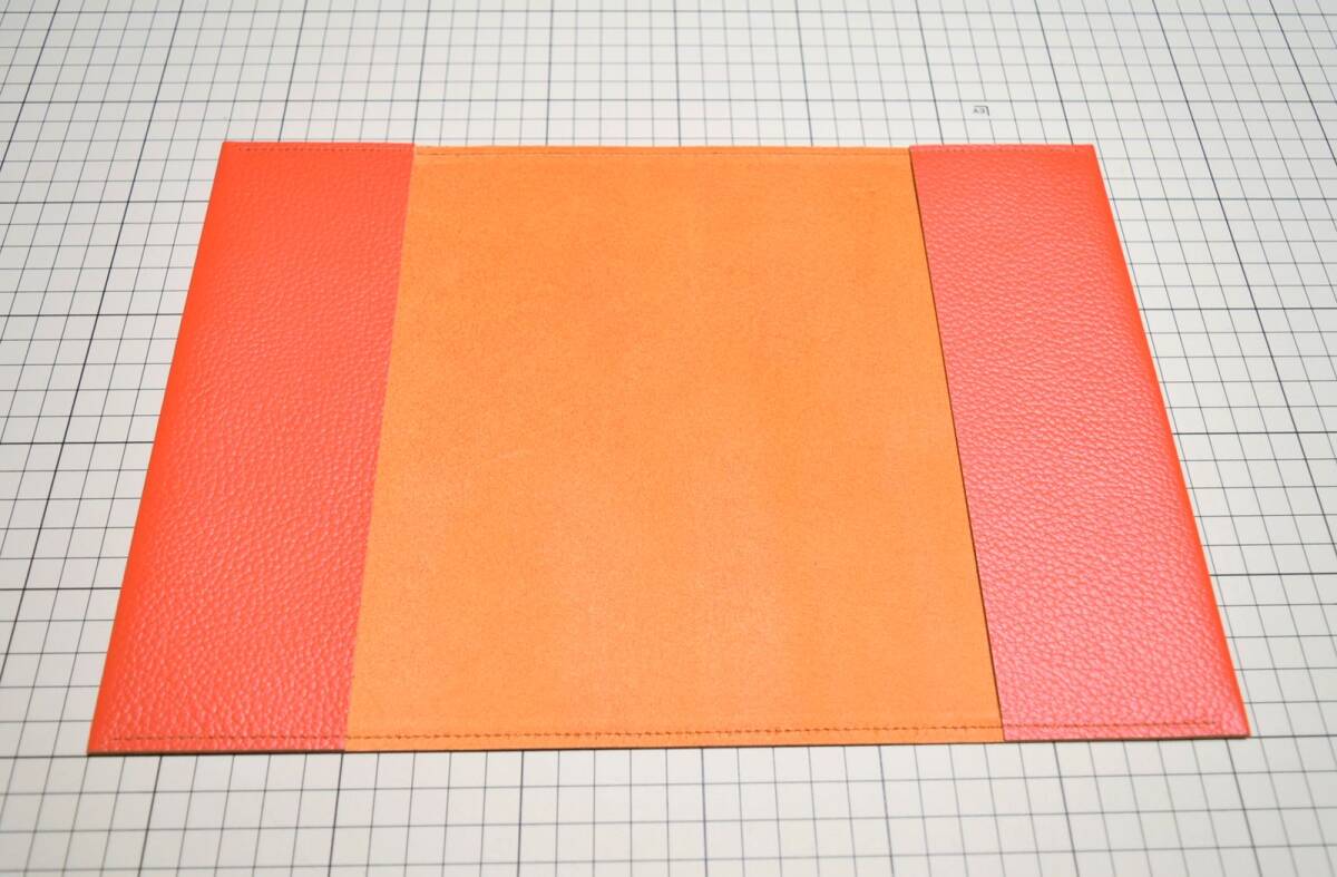  leather * original leather book cover cow leather ( A5 ) 322x211mm 98g o5 orange series orange color 
