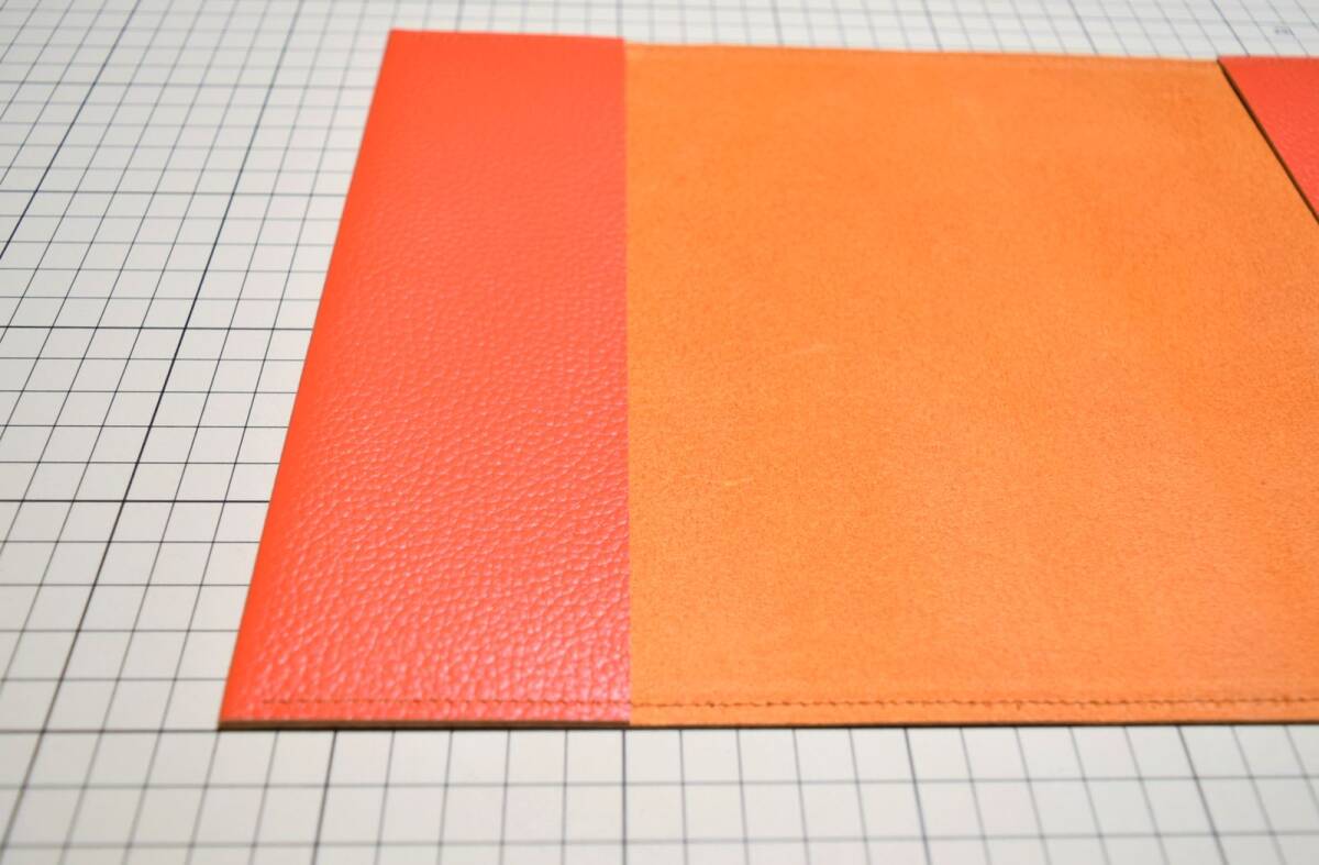  leather * original leather book cover cow leather ( A5 ) 322x211mm 98g o5 orange series orange color 