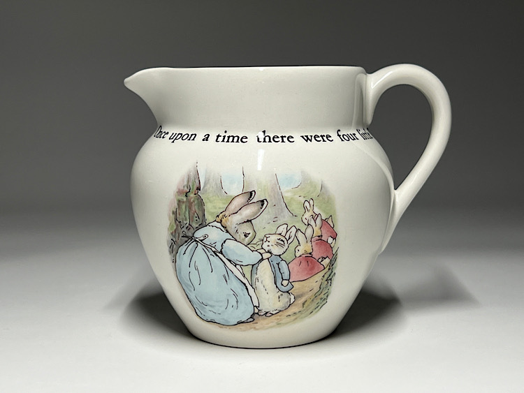 【瑞】ウェッジウッドWEDGWOOD ピーターラビット　クリーマー_画像1