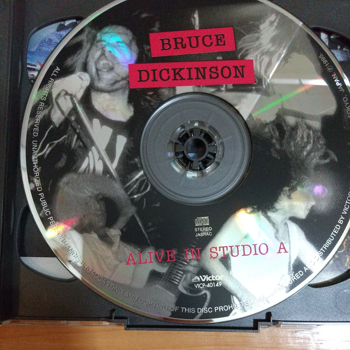 〓ブルース・ディッキンソン BRUCE DICKINSON★アライヴ・イン・スタジオ A【国内盤】2CD_画像4