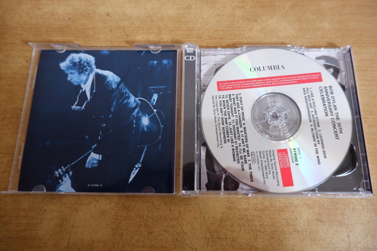 CDk-5876＜2枚組＞BOB DYLAN / THE 30TH ANNIVERSARY CONCERT CELEBRATION_画像2